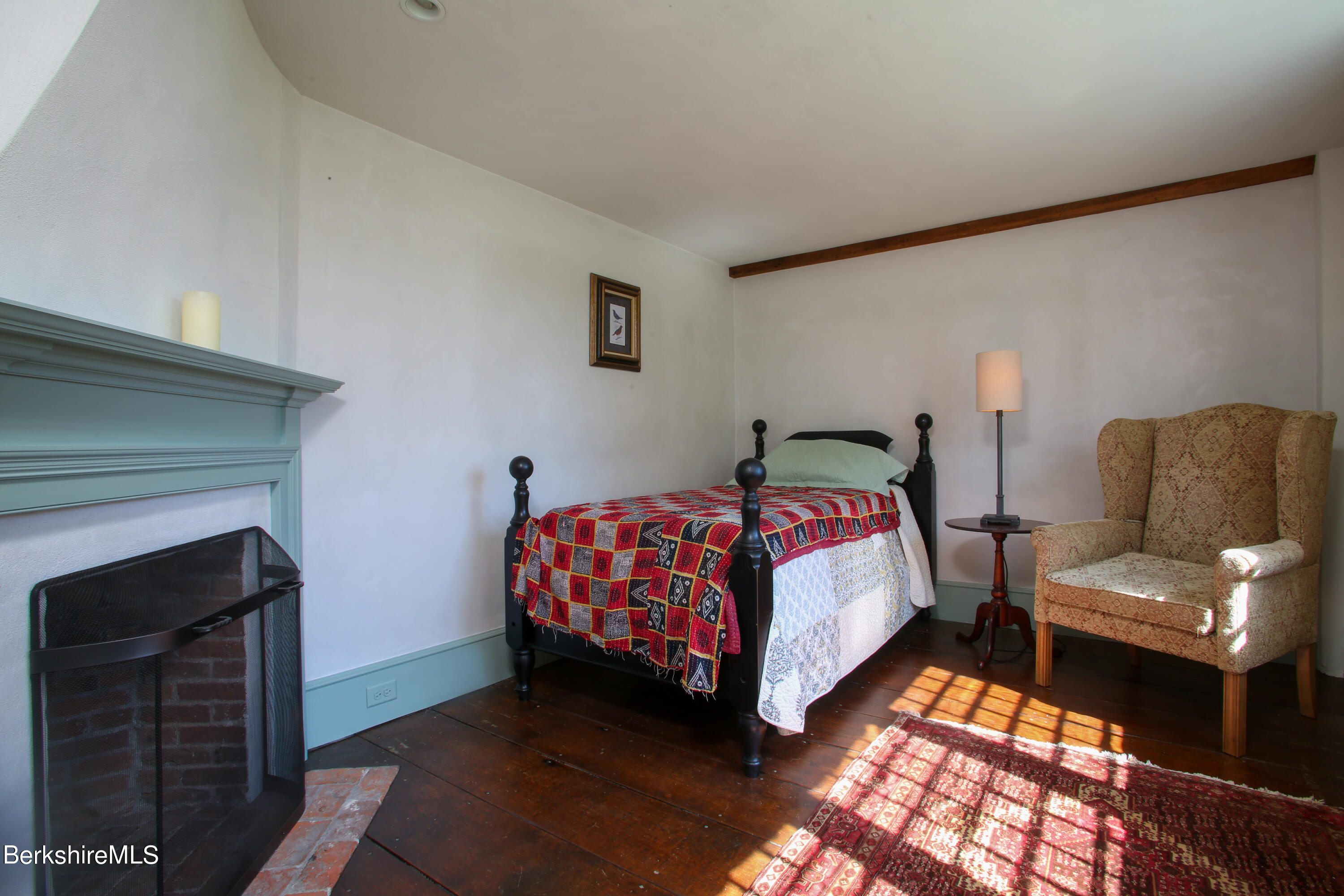 369 Bullitt Road Ashfield, MA 01330 - Photo 33 of 50 a bedroom with two beds and a couch