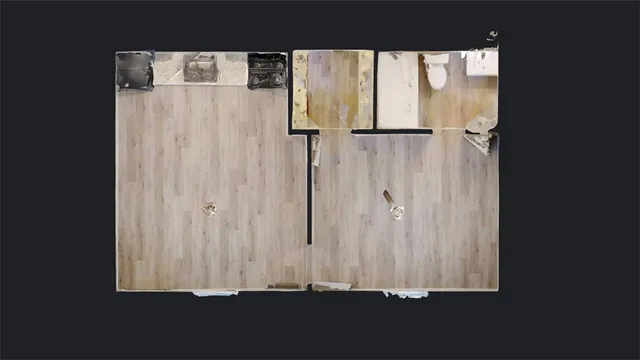 a view of a small space