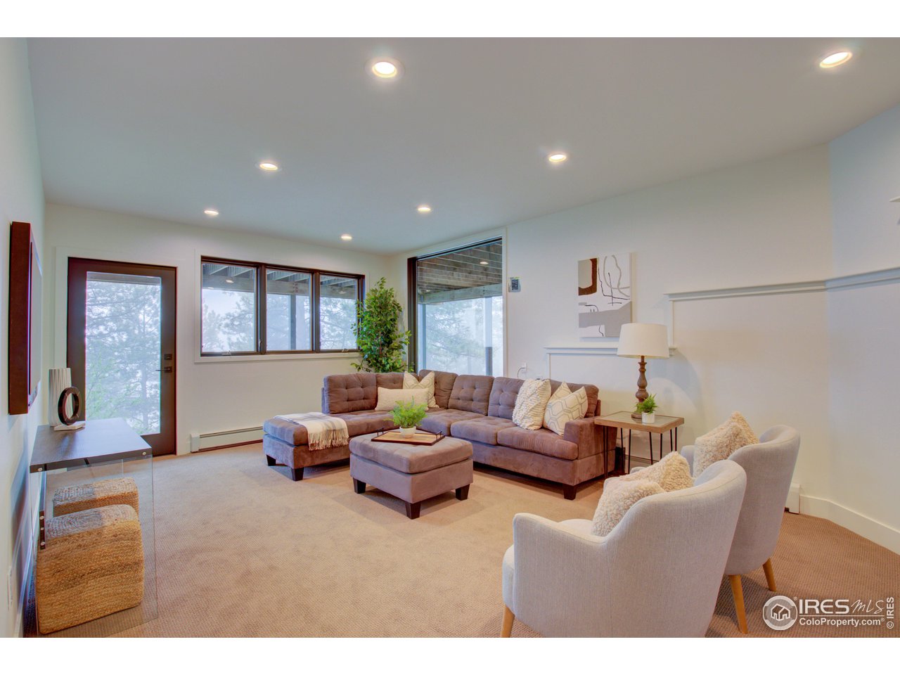 159 Alpine Way Boulder, CO 80304 - Photo 33 of 40 Lower level family room with private entry