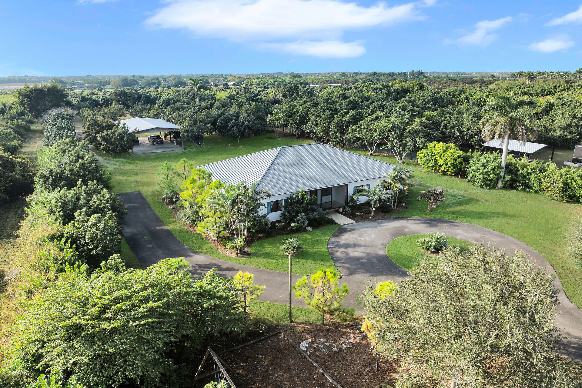 19900 Southwest 280th Street Homestead, FL 33031 - Photo 2 of 52 a view of a garden with a houses
