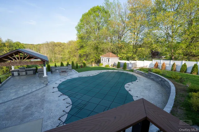 a view of outdoor space and seating