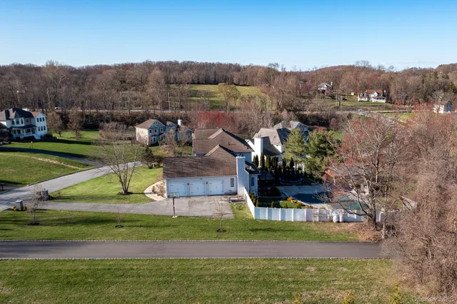 a view of a lake with a mountain in the background