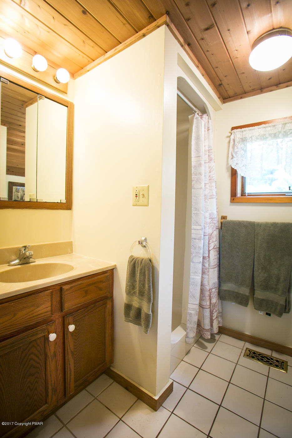 429 Upper Swiftwater Road Cresco, PA 18326 - Photo 15 of 50 a bathroom with a sink and a mirror
