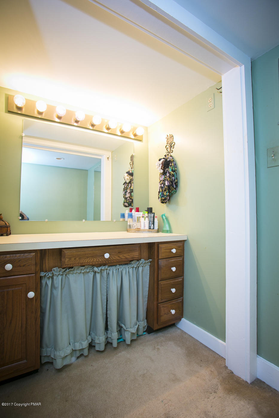429 Upper Swiftwater Road Cresco, PA 18326 - Photo 20 of 50 a bathroom with a sink and a mirror