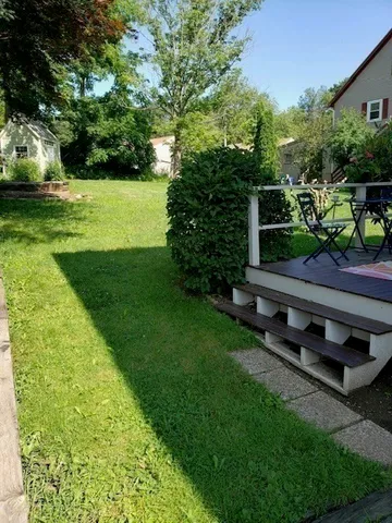 a view of a staircase