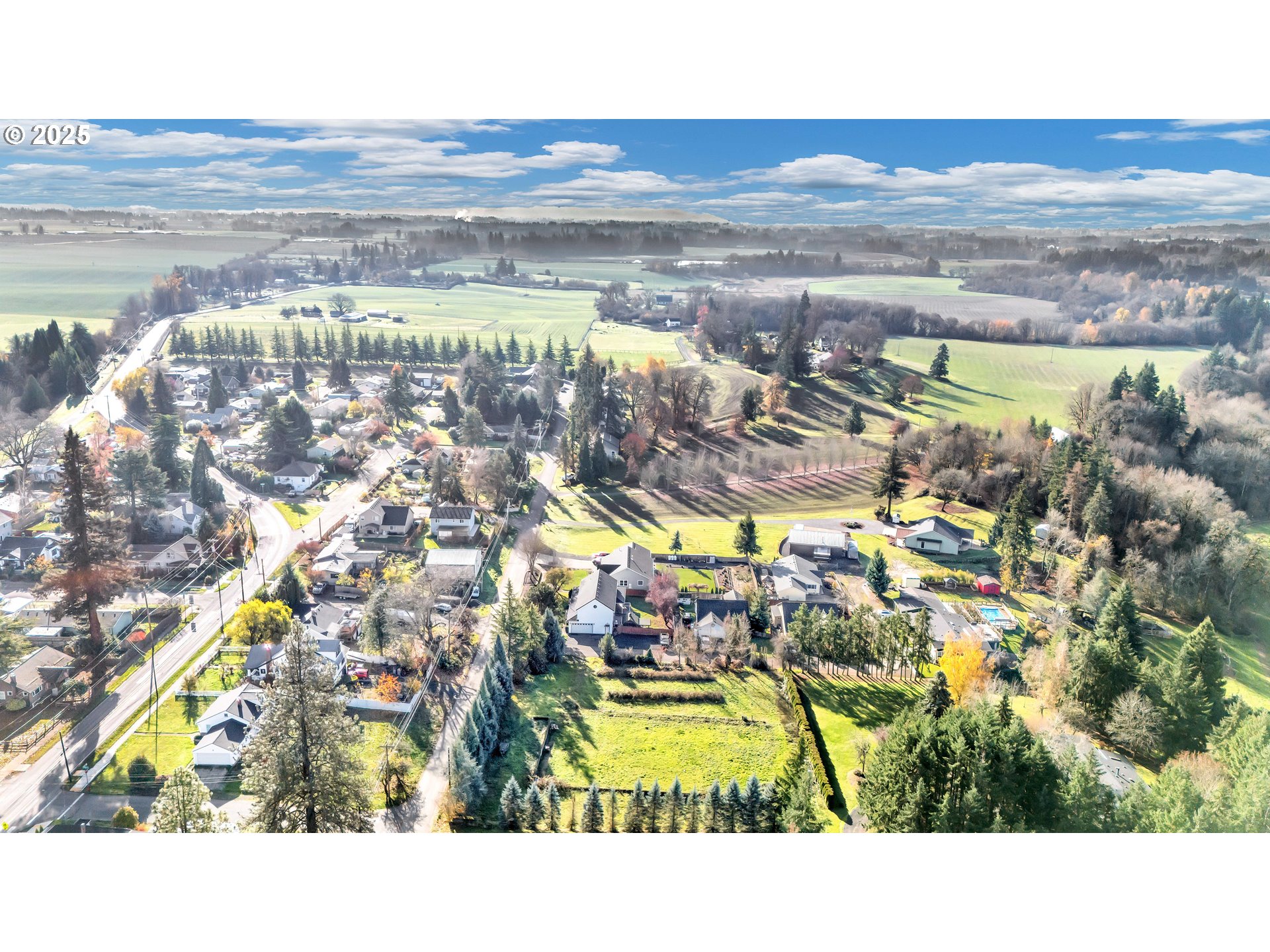 601 South Park Street Carlton, OR 97111 - Photo 11 of 17 a black and white photo of a city