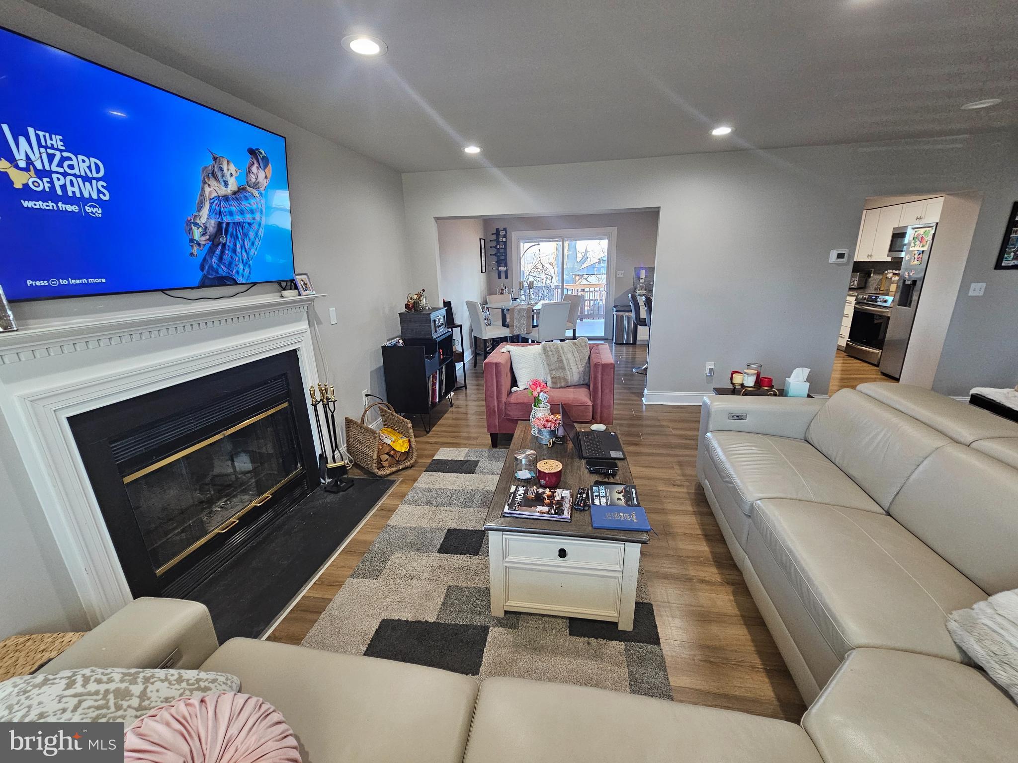 3108 Sounding Drive Edgewood, MD 21040 - Photo 5 of 37 Spacious living area with fireplace