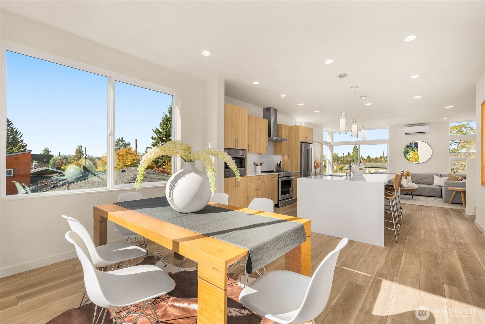 4853 South Findlay Street Seattle, WA 98118 - Photo 6 of 32 a dining room with furniture and a floor to ceiling window