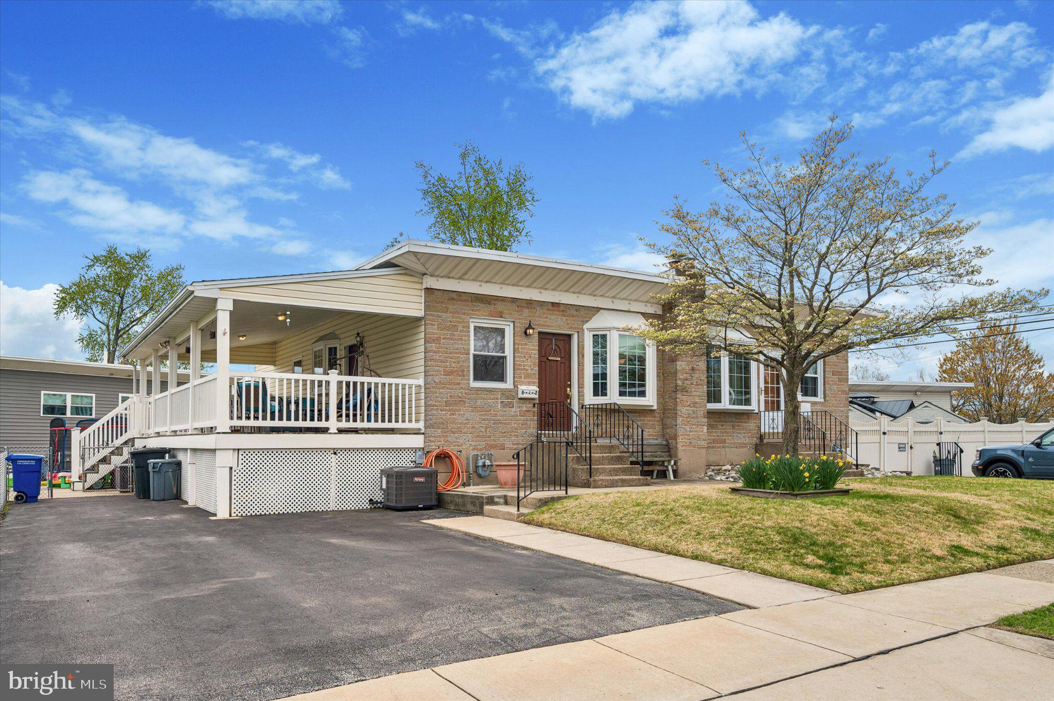 Charming home with inviting porch.