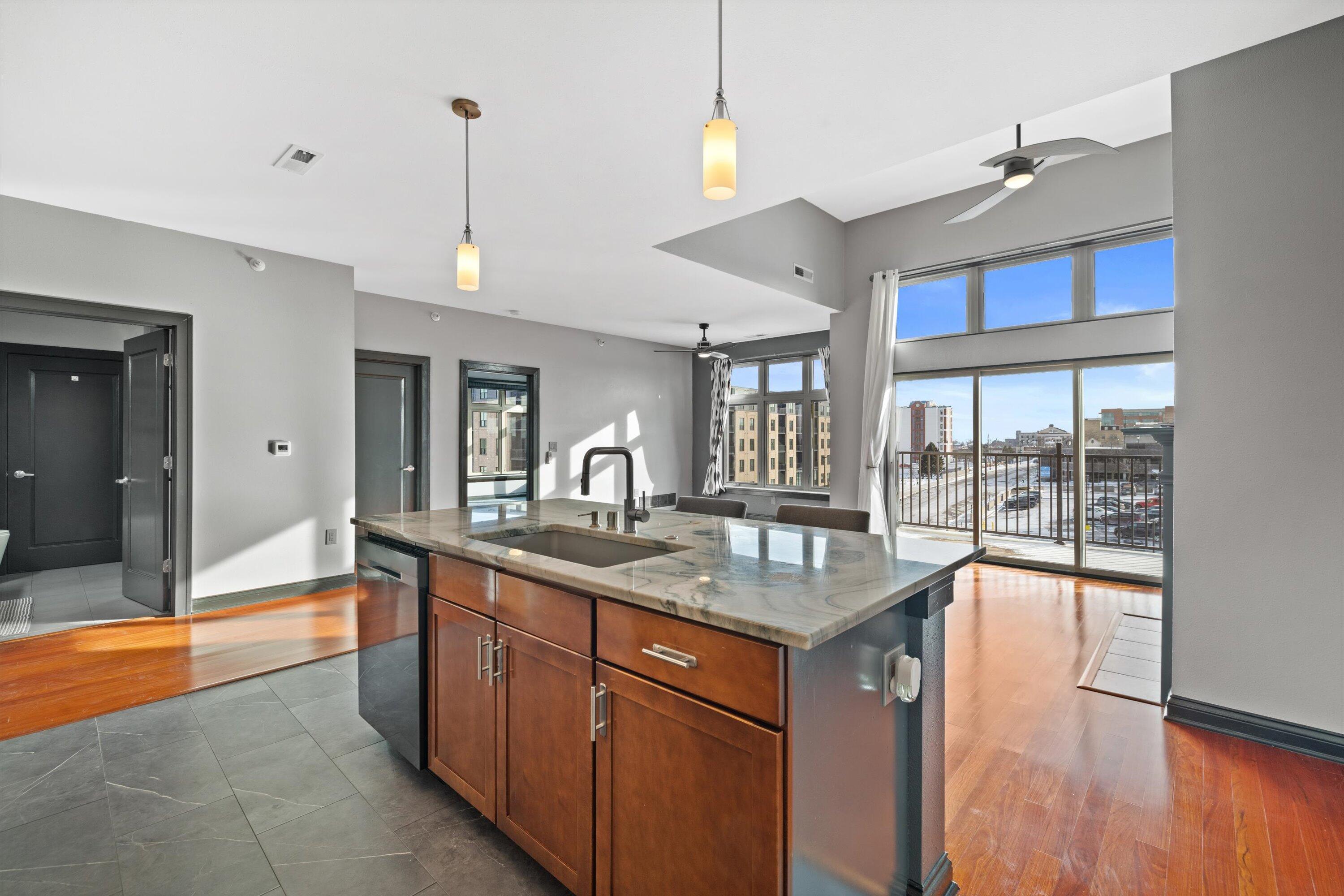 141 Main Street, Unit 430 Racine, WI 53403 - Photo 10 of 41 Vaulted Ceiling