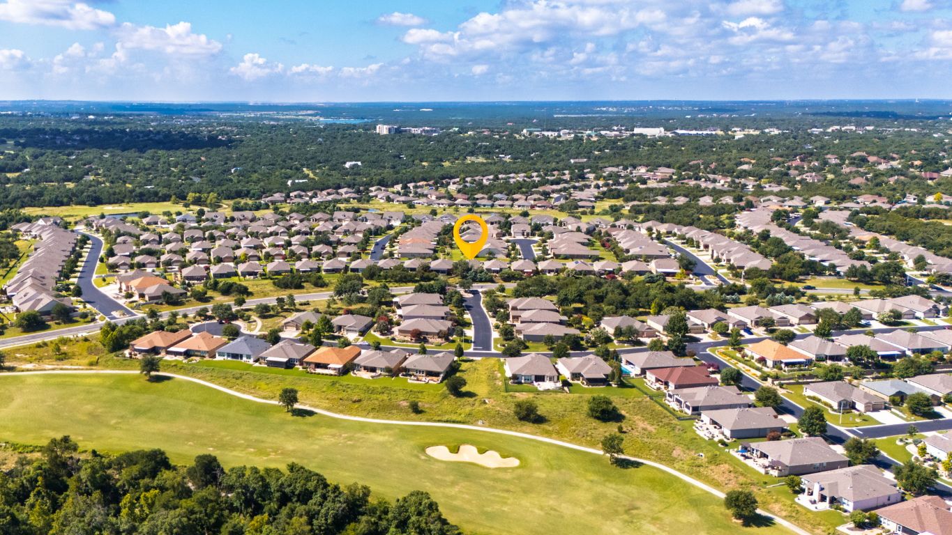 706 Kite Ridge Street Georgetown, TX 78633 - Photo 5 of 36 an aerial view of residential houses with outdoor space