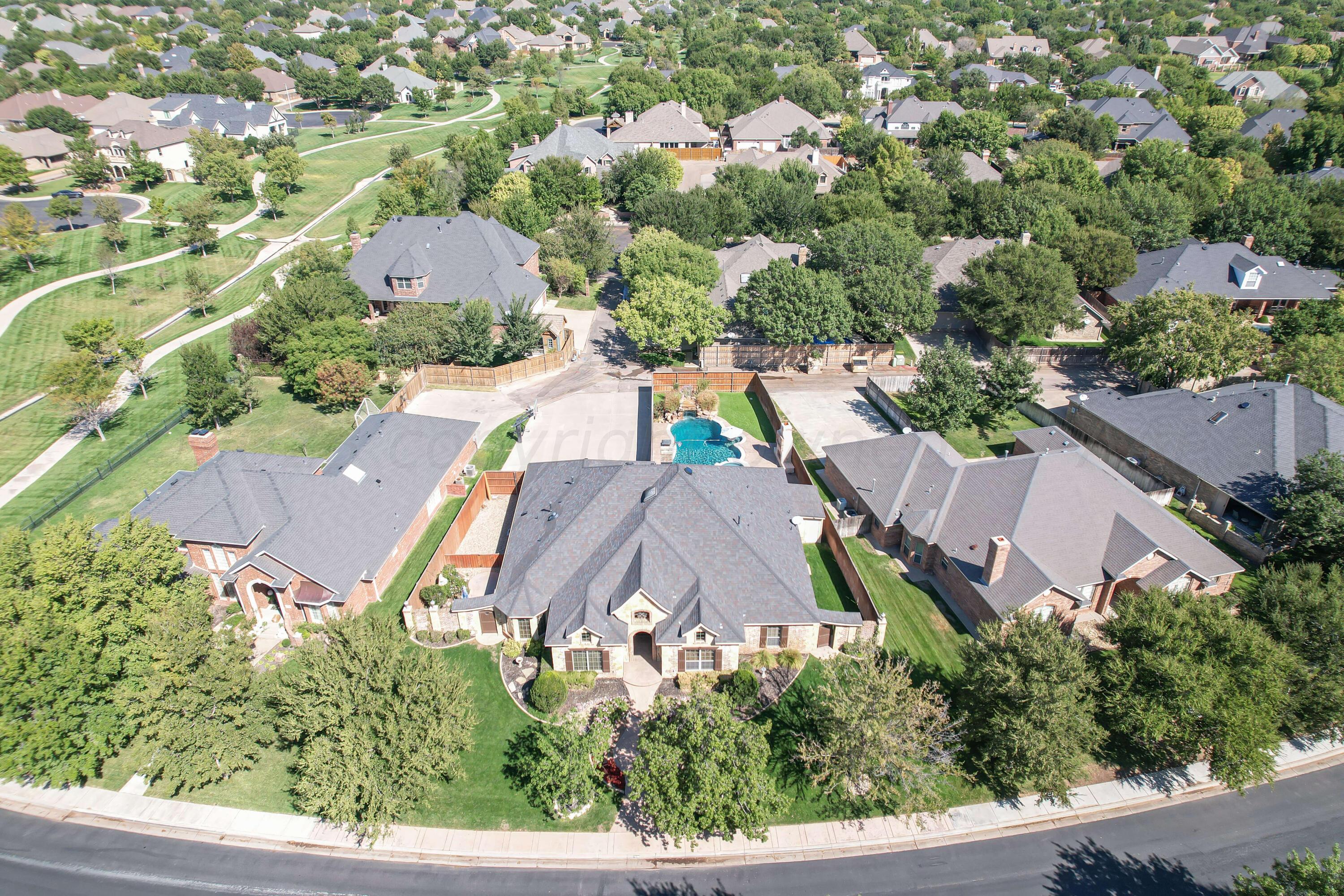 7606 Bayswater Road Amarillo, TX 79119 - Photo 20 of 65 an aerial view of a house with yard