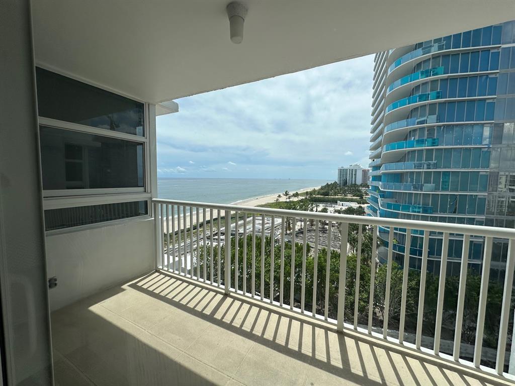 1370 South Ocean Boulevard, Unit 902 Pompano Beach, FL 33062 - Photo 21 of 21 a view of balcony with wooden floor