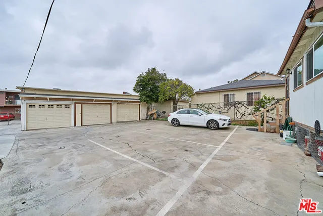 a car parked in front of house