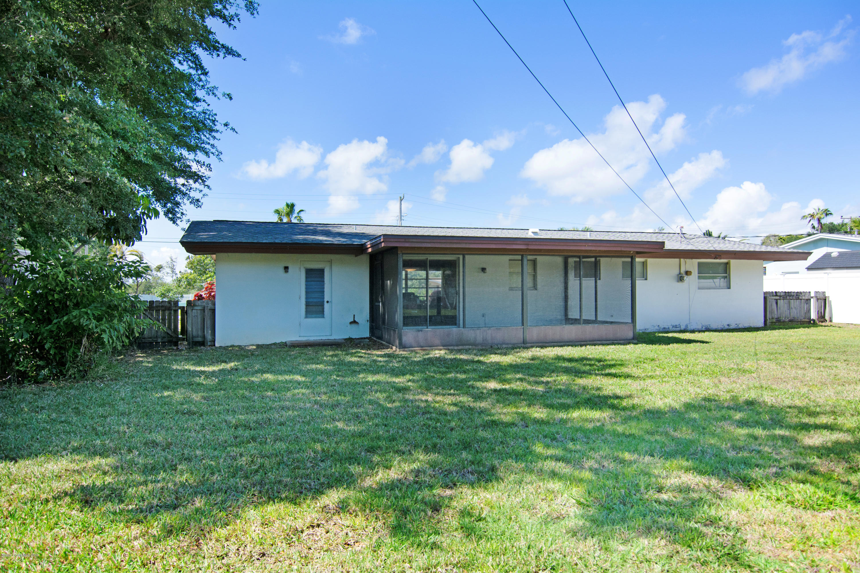 757 Nassau Road Cocoa Beach, FL 32931 - Photo 11 of 11 Back Yard Facing South