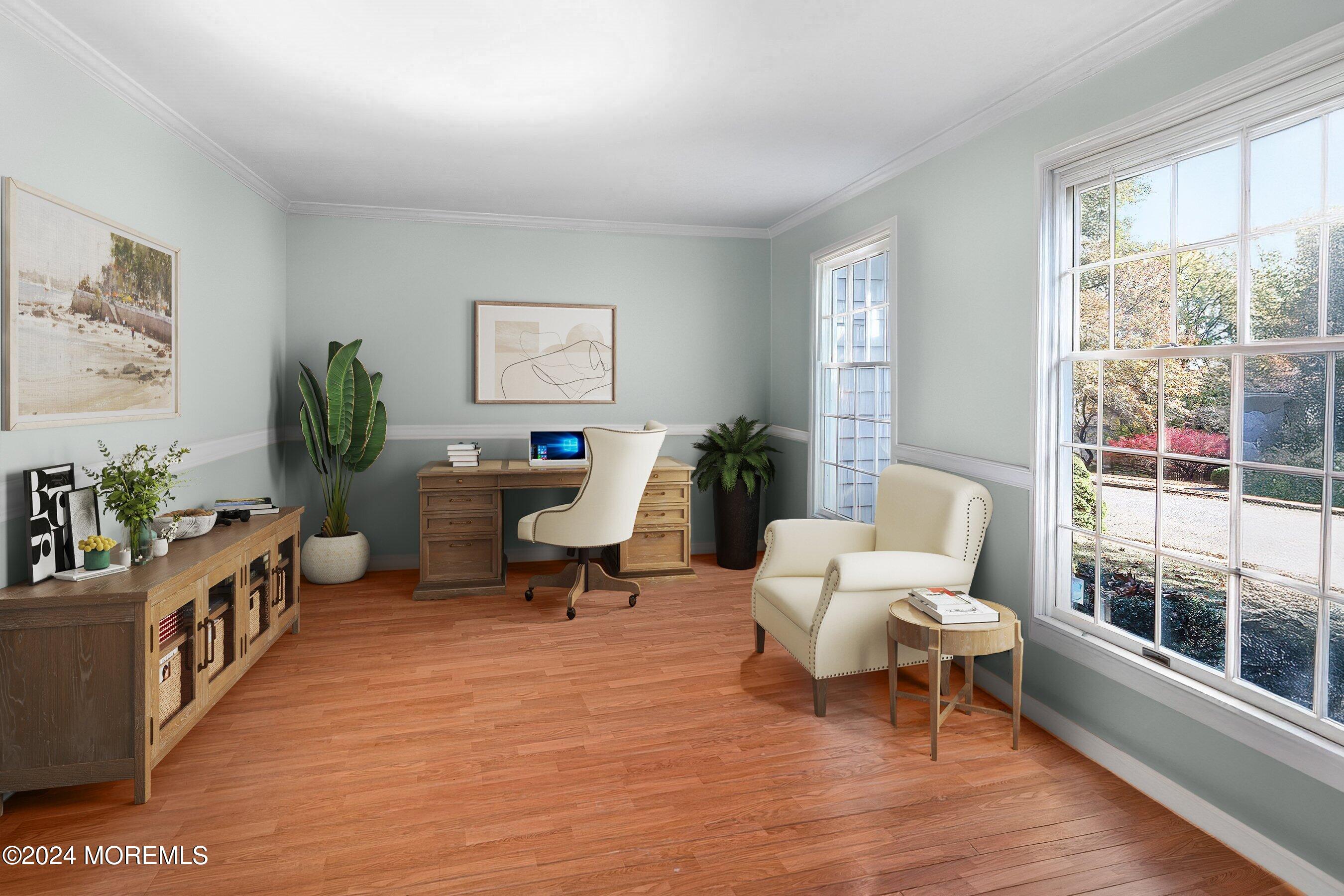 31 Doherty Drive Middletown, NJ 07748 - Photo 13 of 16 a living room with furniture a table and a large window