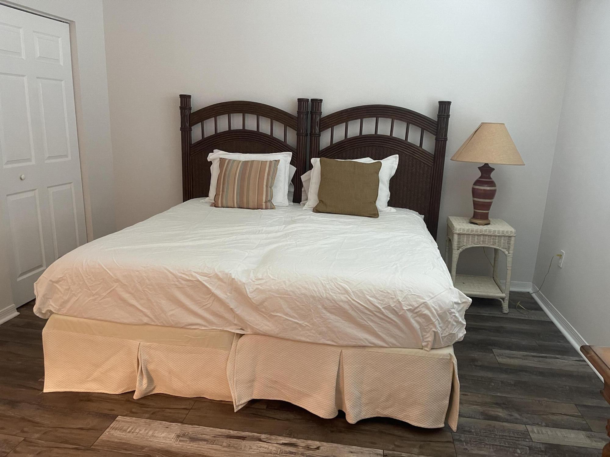 3594 South Ocean Boulevard, Unit 205 Highland Beach, FL 33487 - Photo 18 of 44 a bedroom with a bed and table