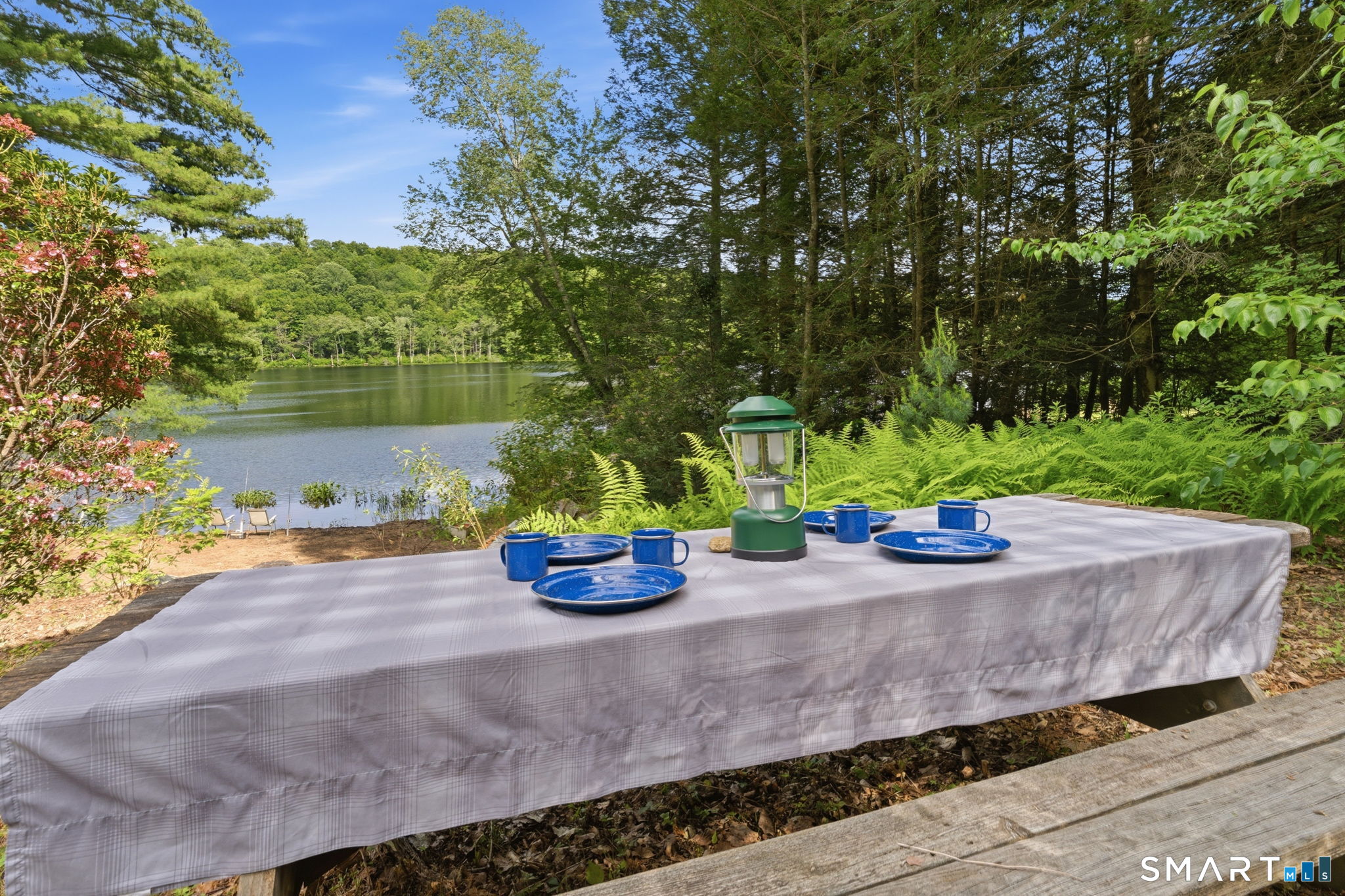 95 Pole Bridge Road Woodstock, CT 06281 - Photo 29 of 40 Picnic area by the lake