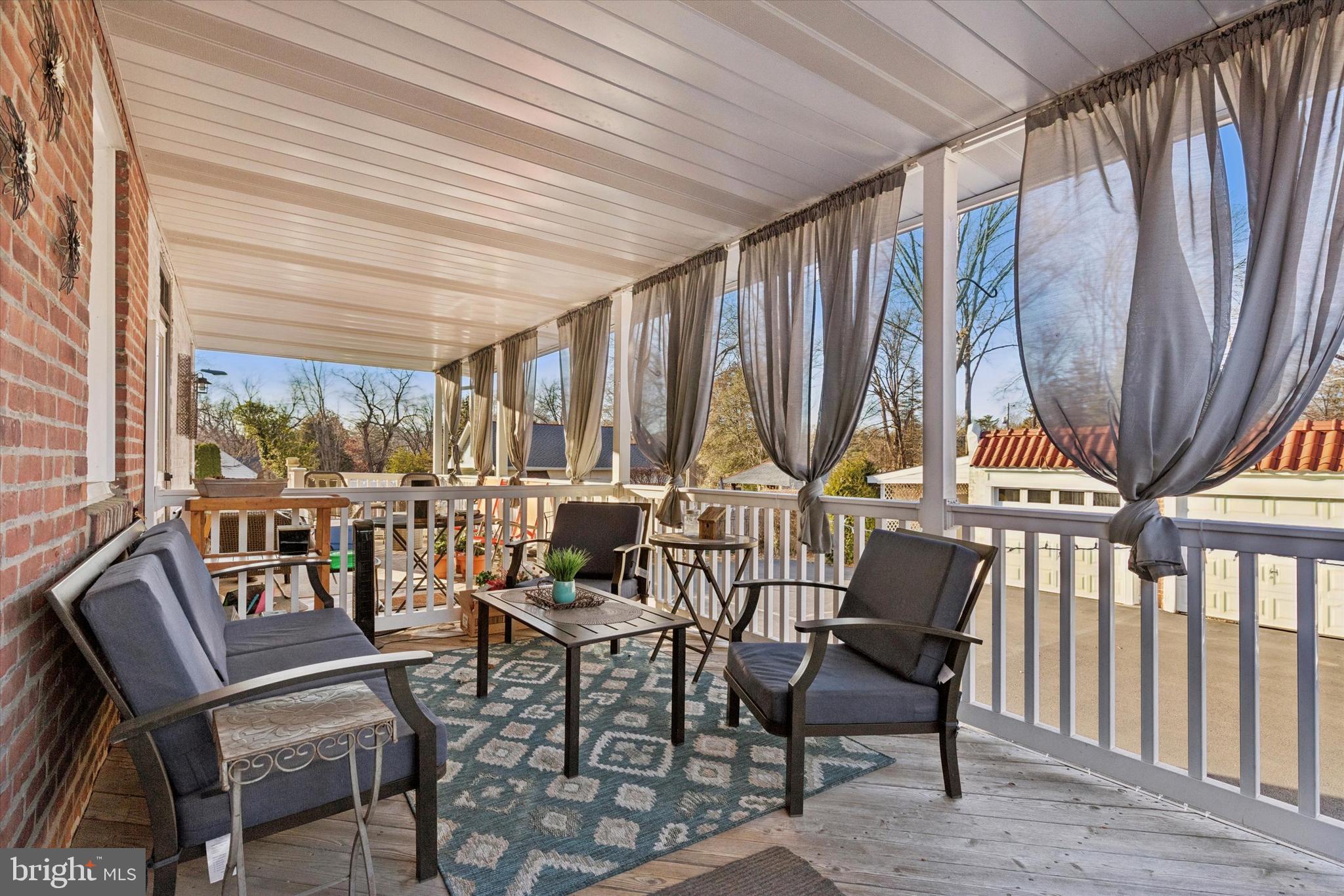 6329 East Valley Green Road Flourtown, PA 19031 - Photo 21 of 23 a view of an chairs and table in the balcony