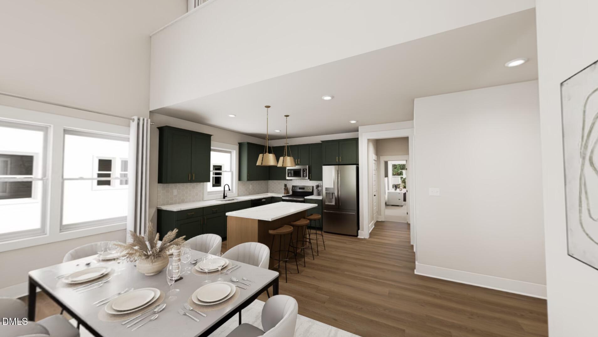 1161 Lamplighter Drive Raleigh, NC 27604 - Photo 8 of 23 Kitchen and Dining Room