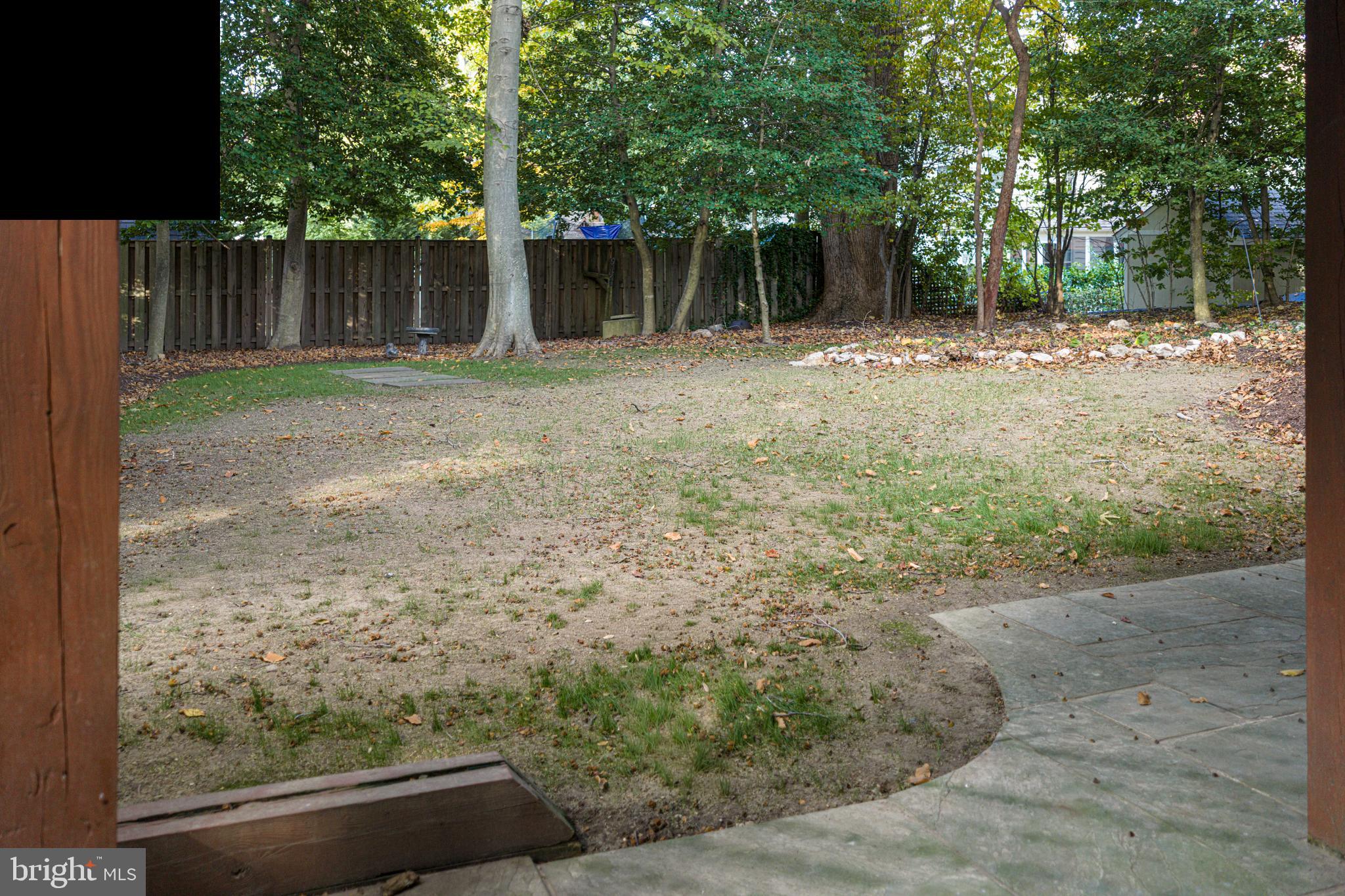 9596 Oakington Drive Fairfax Station, VA 22039 - Photo 38 of 52 a backyard of a house with lots of green space