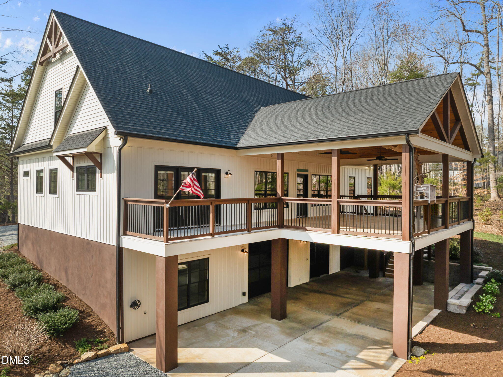 6450 Moores Mill Road Rougemont, NC 27572 - Photo 21 of 66 a balcony view with couple of sofas