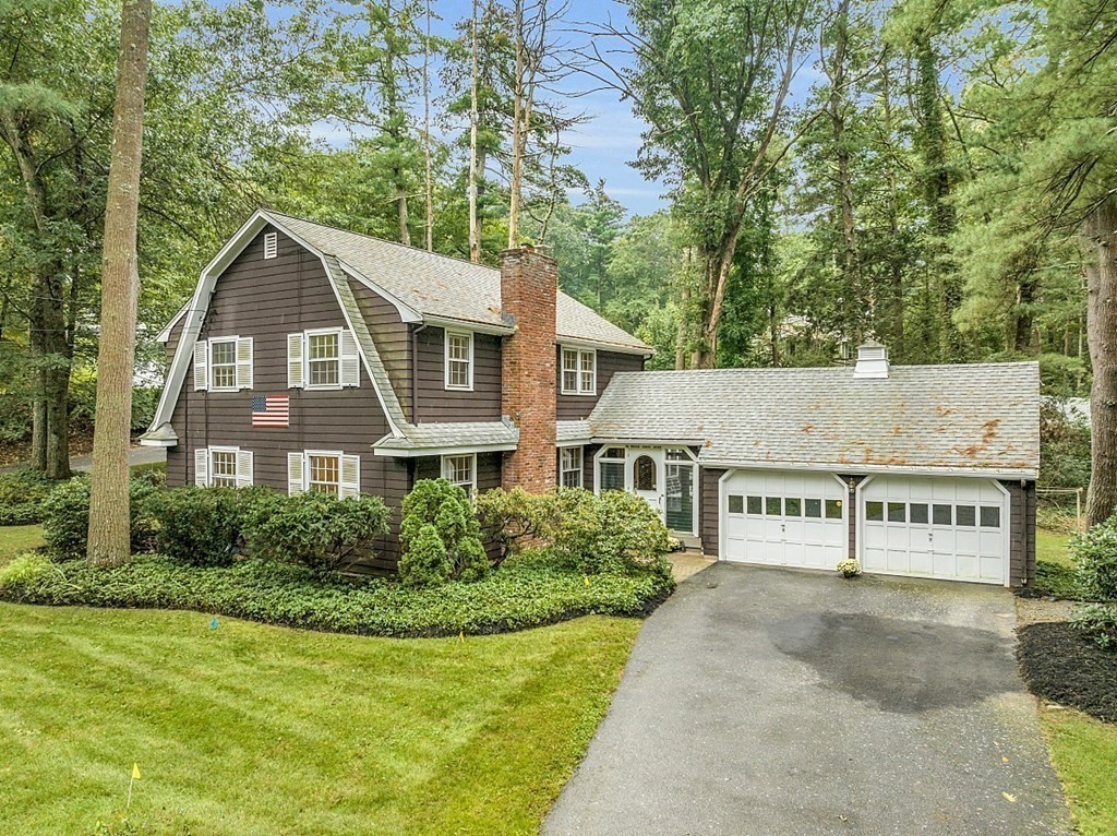 56 Brook Trail Road Concord, MA 01742 - Photo 1 of 25 a view of a big yard in front of house
