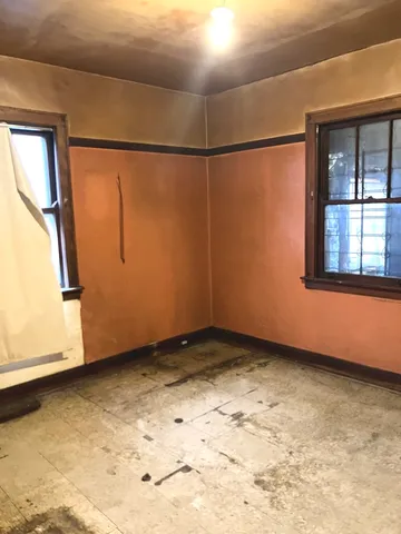 a view of parking garage