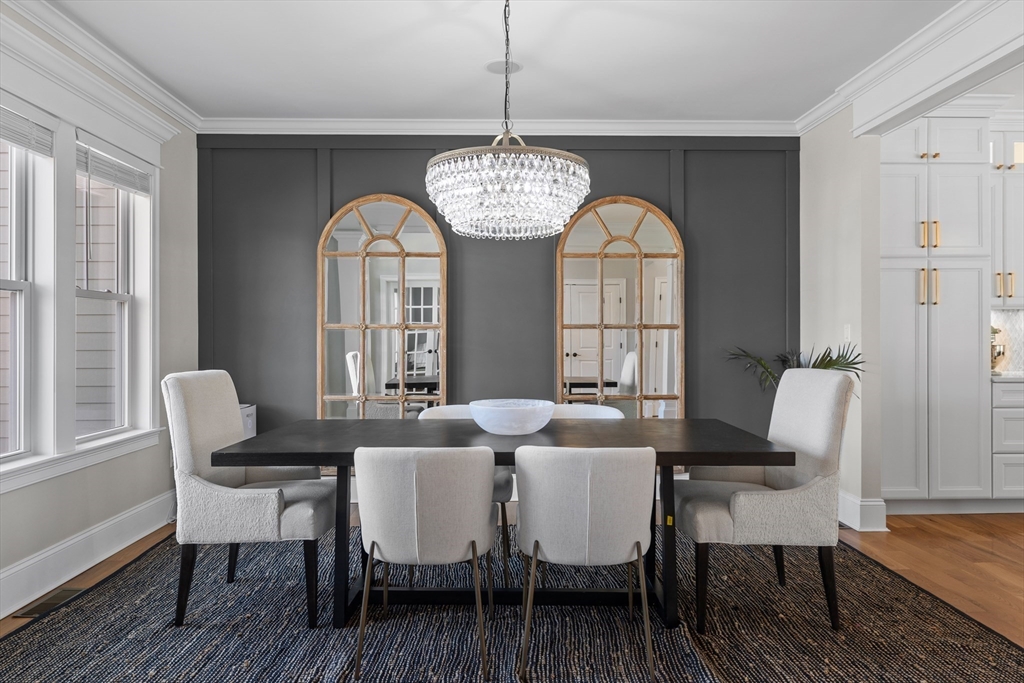 45 Rochambeau Avenue Wrentham, MA 02093 - Photo 5 of 21 a view of a dining room with furniture window and wooden floor