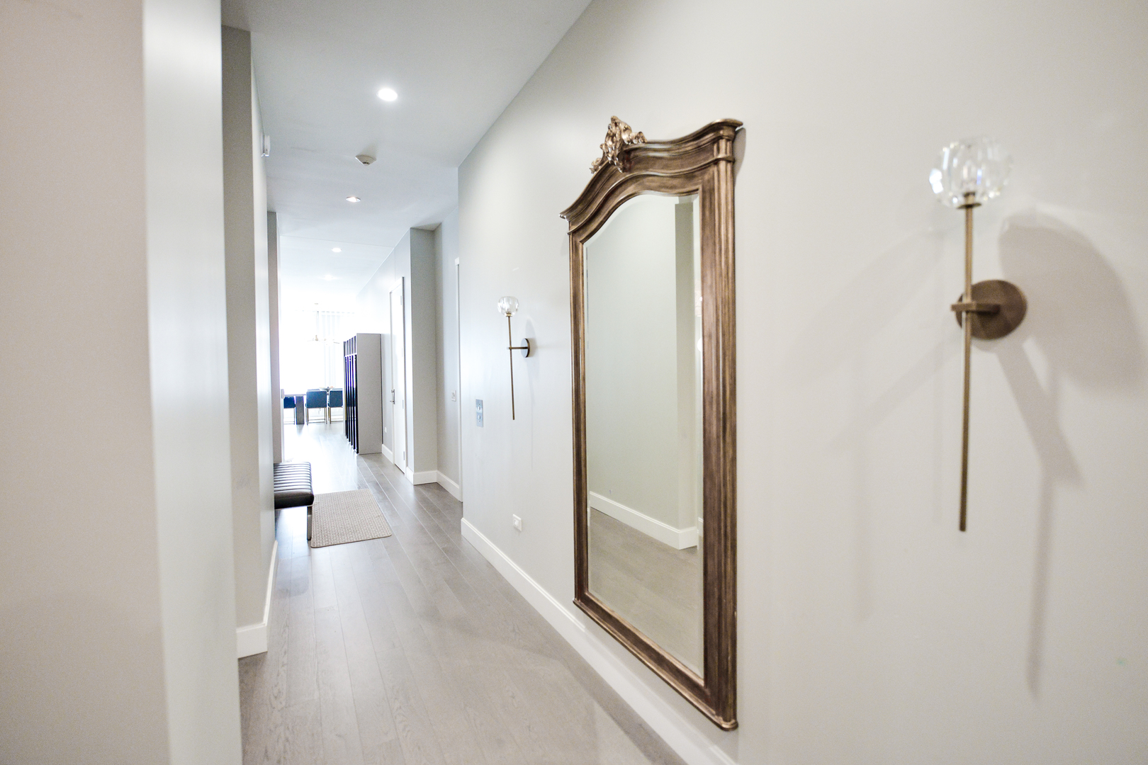 28 North Carpenter Street, Unit 2N Chicago, IL 60607 - Photo 15 of 30 a view of a bathroom from a hallway