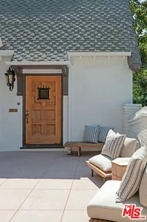 a view of outdoor seating space