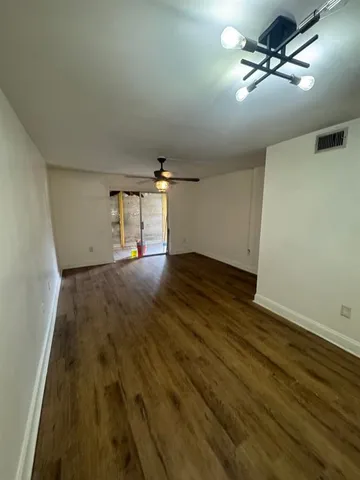 wooden floor in an empty room