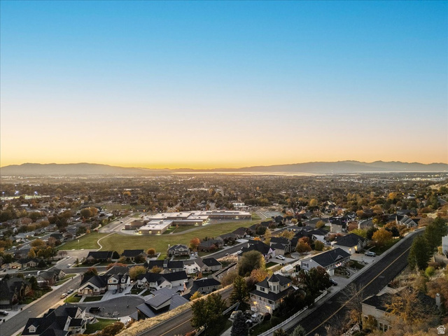 1800 Spring Oaks Drive Springville, UT 84663 - Photo 66 of 68 Aerial view of property and surrounding area featuring nearby suburban area and a mountainous background
