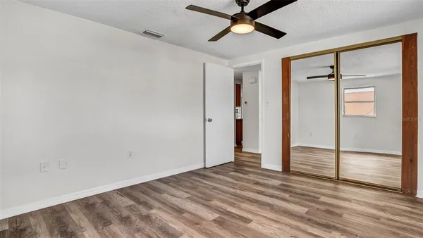 wooden floor in an empty room