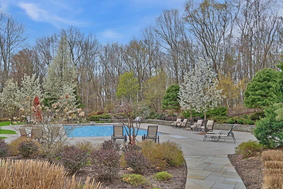 20 Goodleigh Road Dallas, PA 18612 - Photo 19 of 23 a swimming pool with outdoor seating and yard