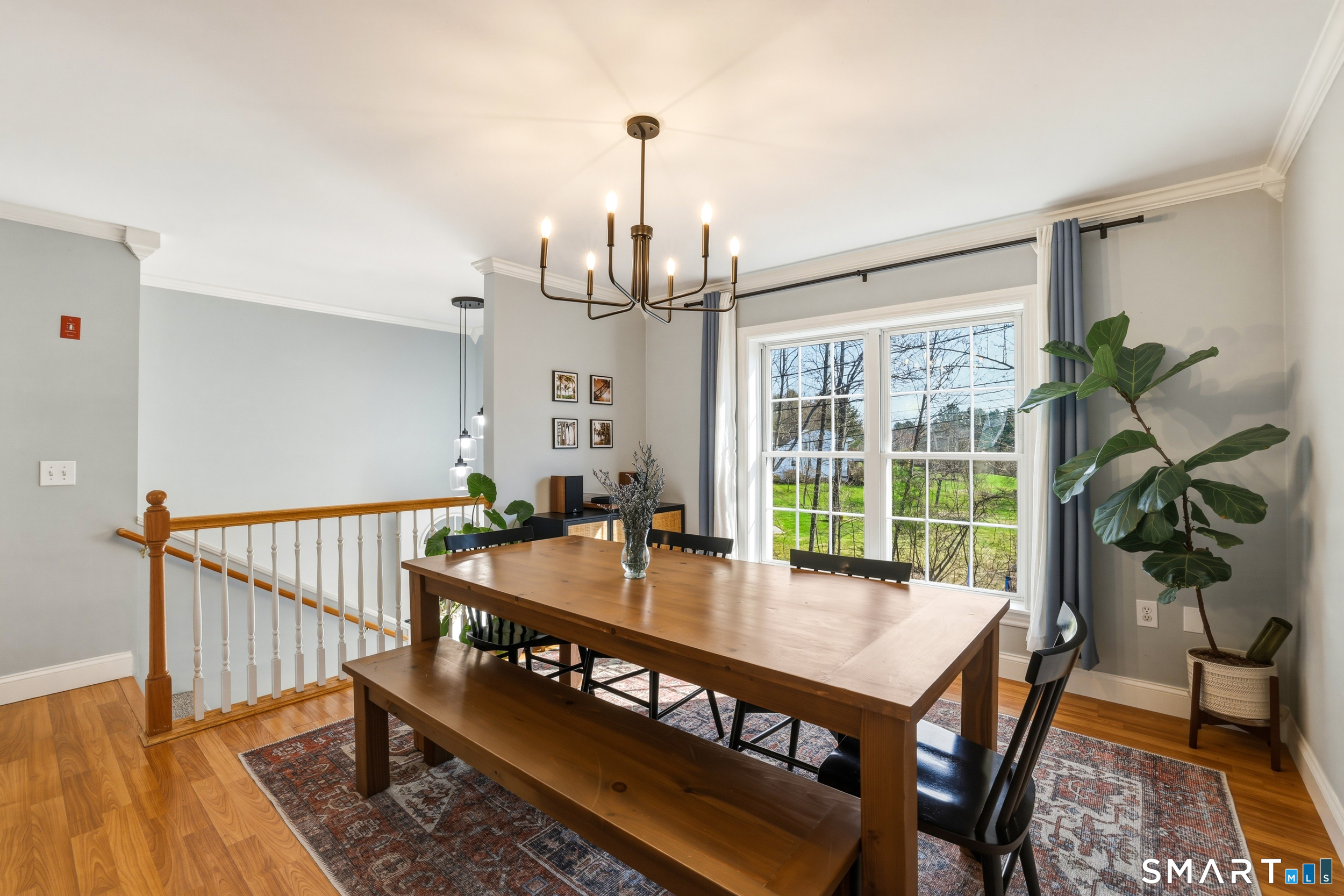 129 North Mountain Road Canton, CT 06019 - Photo 12 of 39 a view of a dining room with furniture window and wooden floor