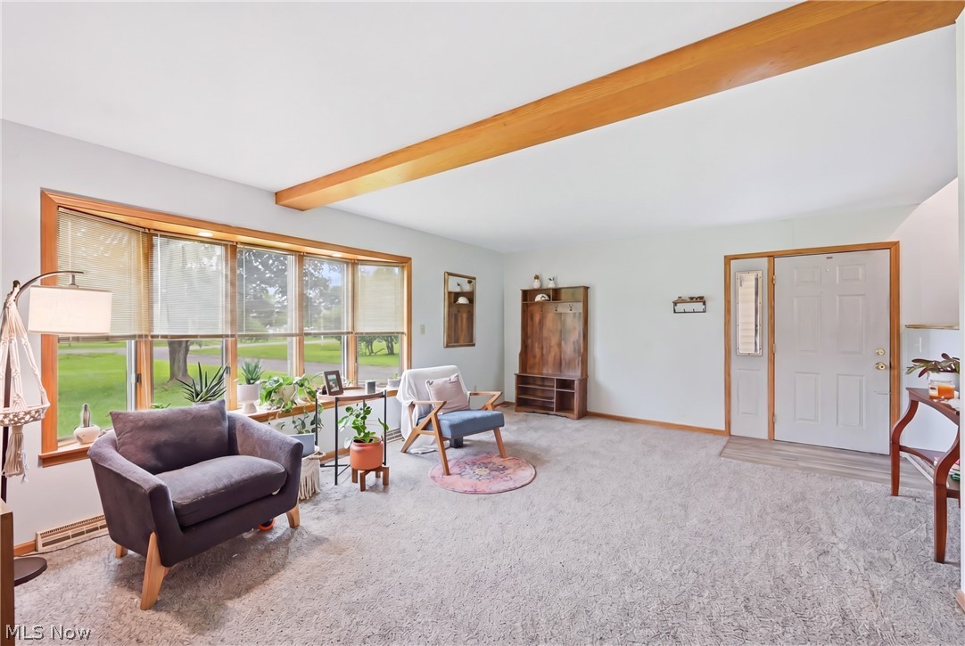 6667 Chestnut-Ridge Road Hubbard, OH 44425 - Photo 6 of 35 Wood beam accented ceilings in a quiet sanctuary