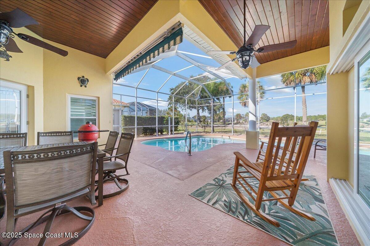 4329 Collingtree Drive Rockledge, FL 32955 - Photo 24 of 36 a view of a chairs and table in the patio