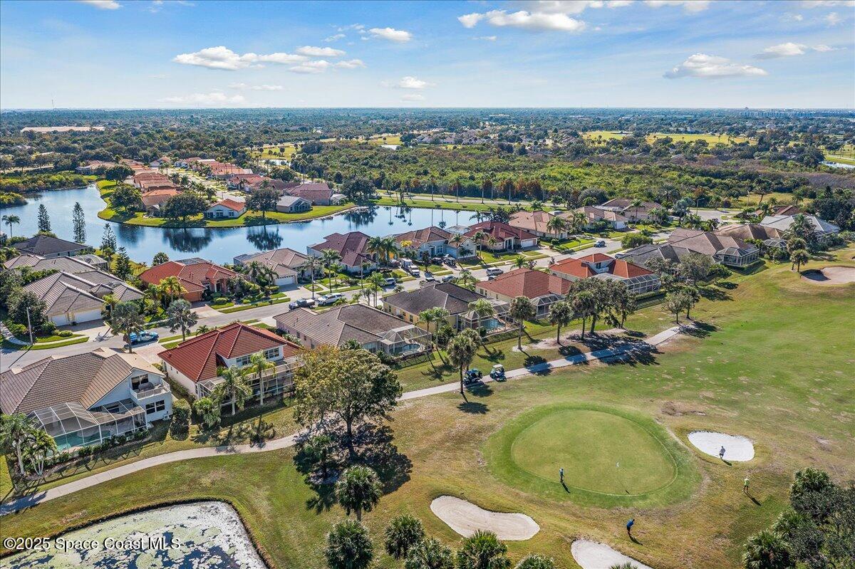 4329 Collingtree Drive Rockledge, FL 32955 - Photo 32 of 36 an aerial view of a residential houses with outdoor space
