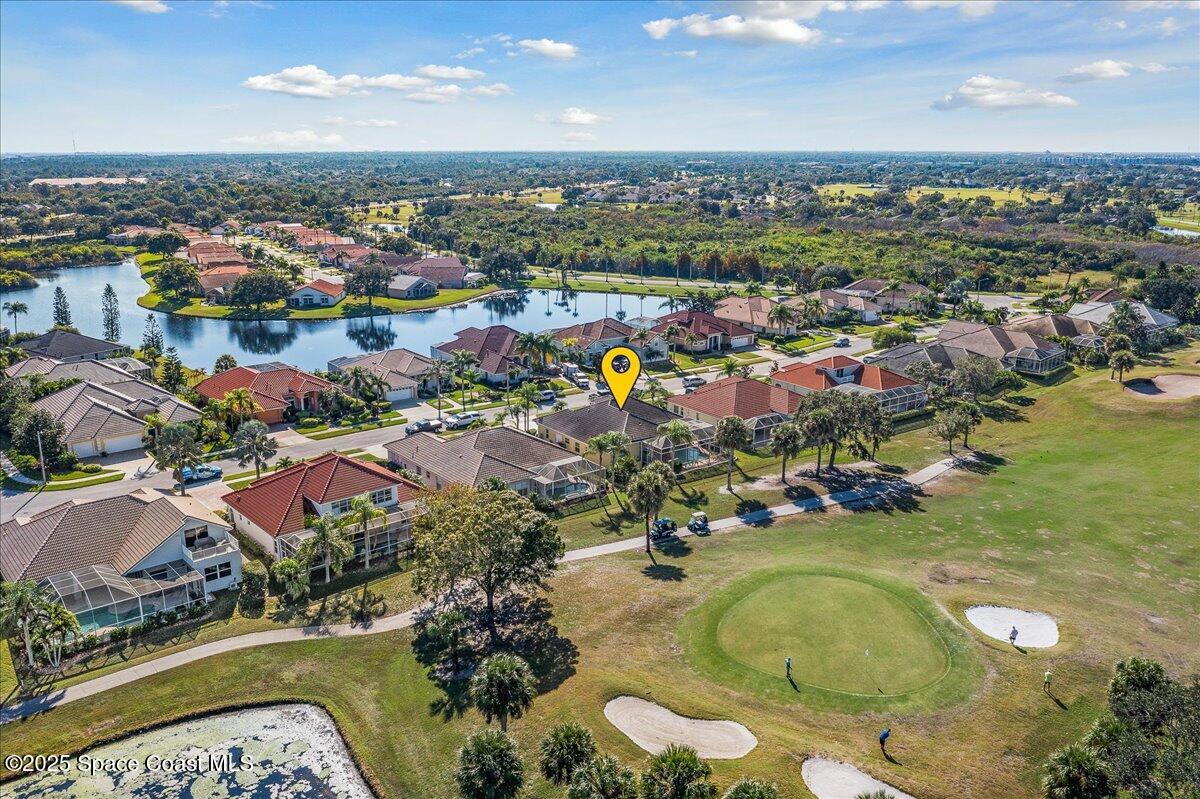 4329 Collingtree Drive Rockledge, FL 32955 - Photo 36 of 36 an aerial view of residential houses with outdoor space