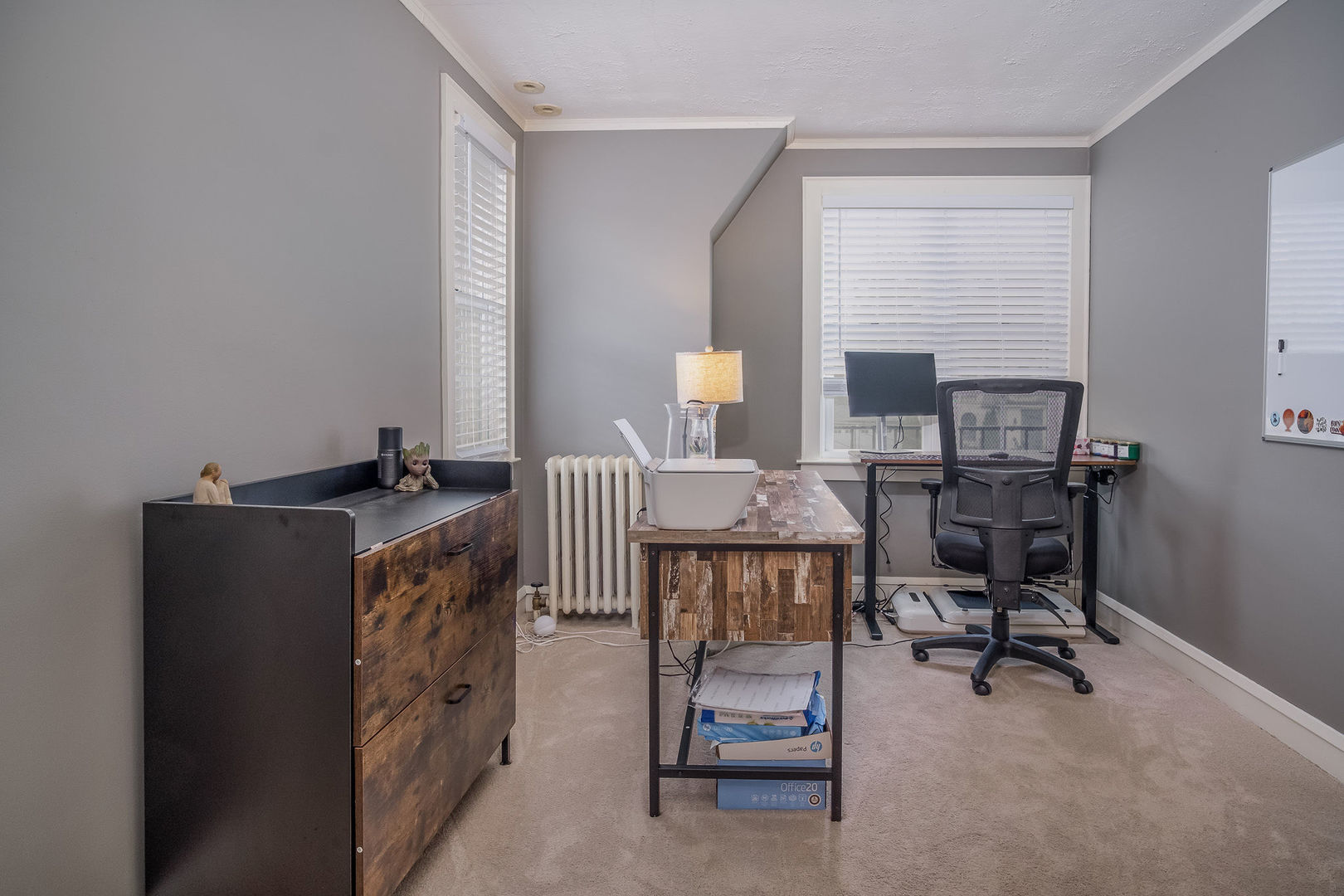 728 Howard Street Wheaton, IL 60187 - Photo 28 of 46 a view of a workspace with furniture and a window
