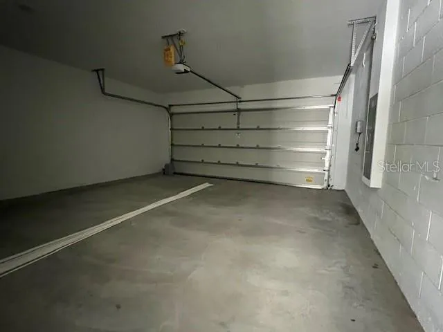 a view of an empty storage area