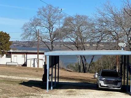 a view of an ocean and beach