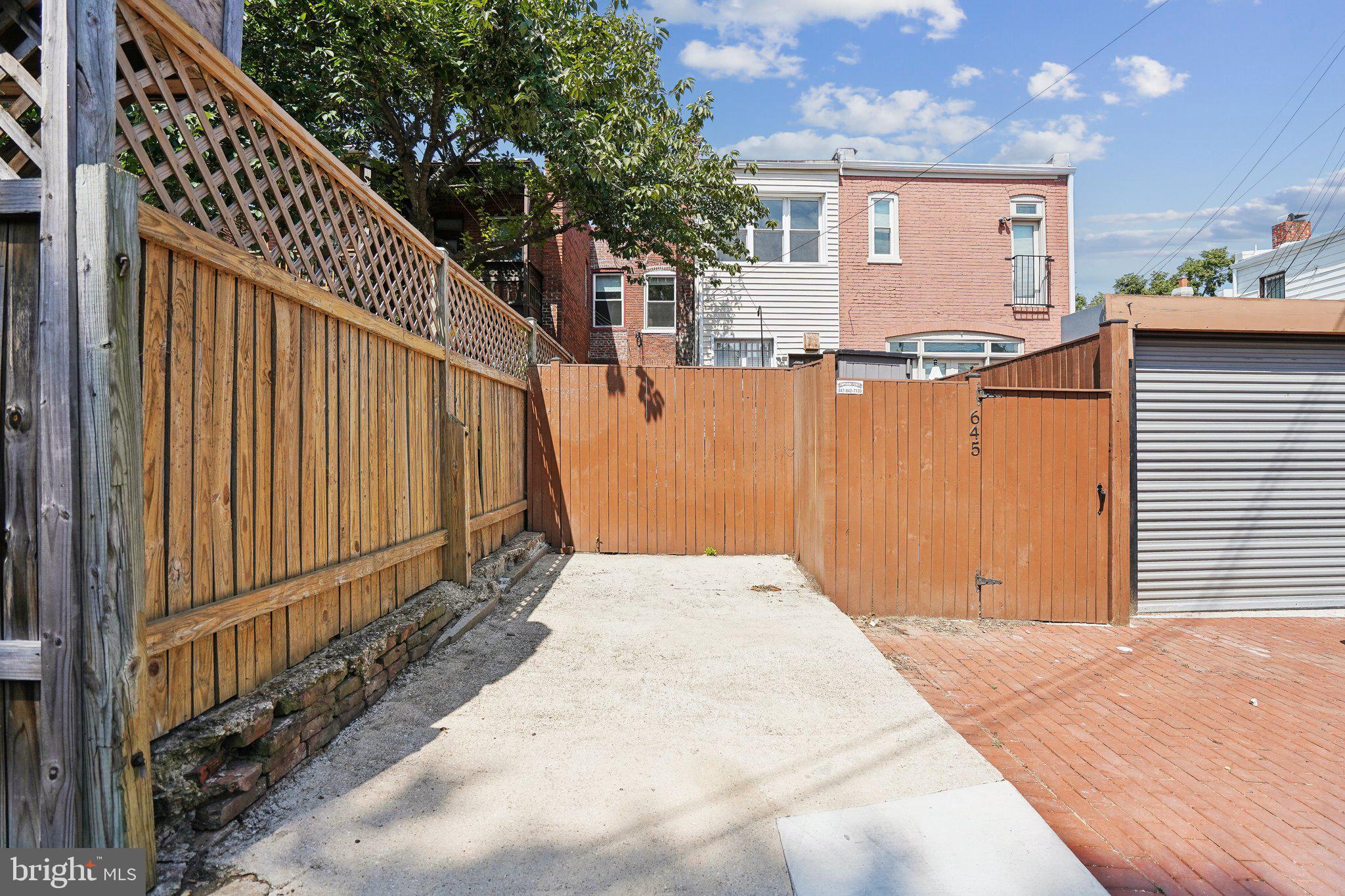 645 5th Street Northeast Washington, DC 20002 - Photo 32 of 33 Off street parking behind house