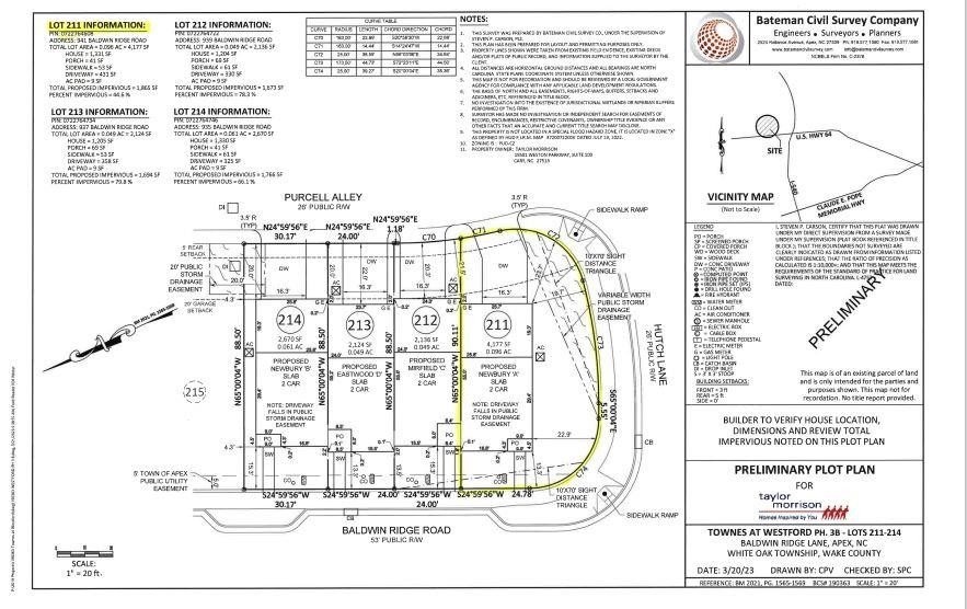 941 Baldwin Rdg Road Apex, NC 27523 - Photo 21 of 21 Plot Plan