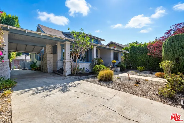 a view of a house with a patio