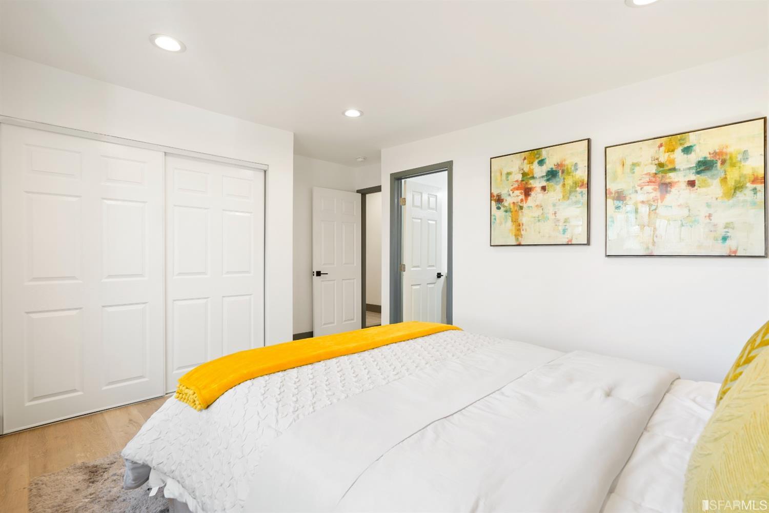 3143 Cadman Road Fremont, CA 94538 - Photo 19 of 54 a bedroom with a bed and painting on the wall