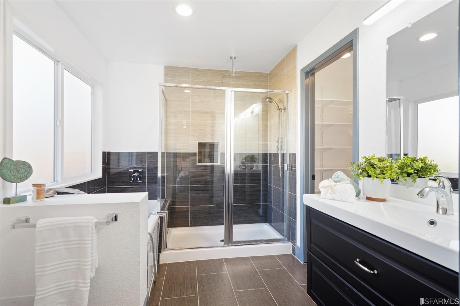 3143 Cadman Road Fremont, CA 94538 - Photo 27 of 54 a bathroom with a sink and a shower