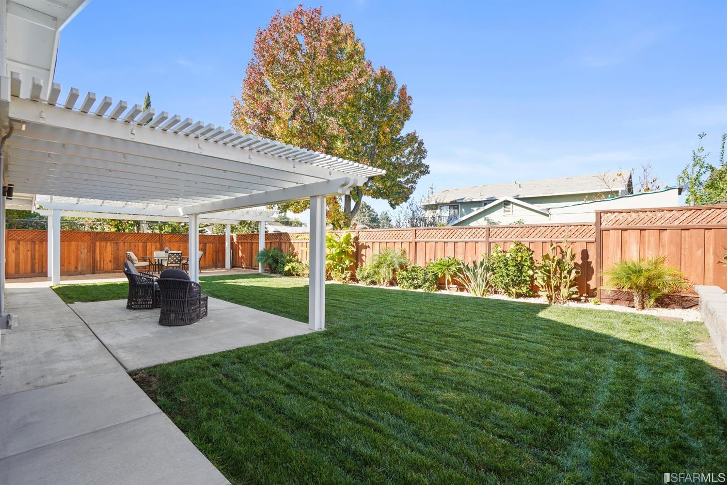 3143 Cadman Road Fremont, CA 94538 - Photo 39 of 54 a view of a house with backyard porch and sitting area