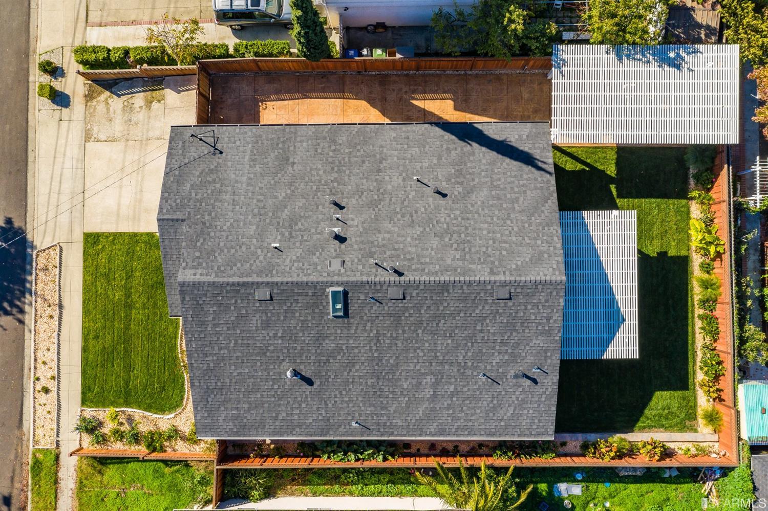 3143 Cadman Road Fremont, CA 94538 - Photo 52 of 54 an aerial view of a house with a yard
